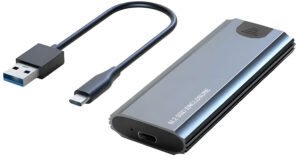 Aptel OBUDOWA ZEWNĘTRZNA ADAPTER DYSKU M.2 SATA III NVMe USB 3.1 ETUI USB C CASE
