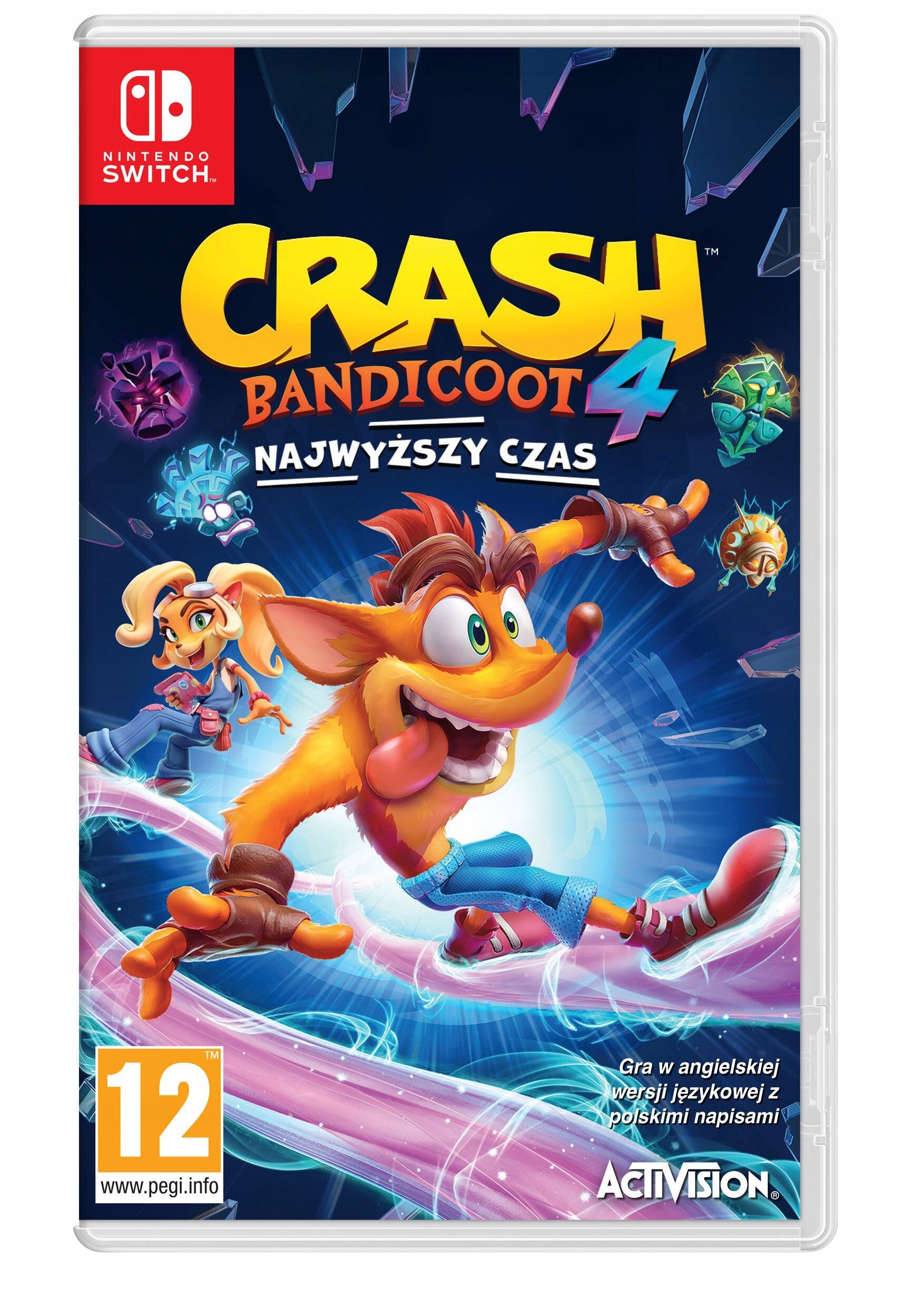 Gry na Nintendo Switch Crash Bandicoot 4: It's About Time