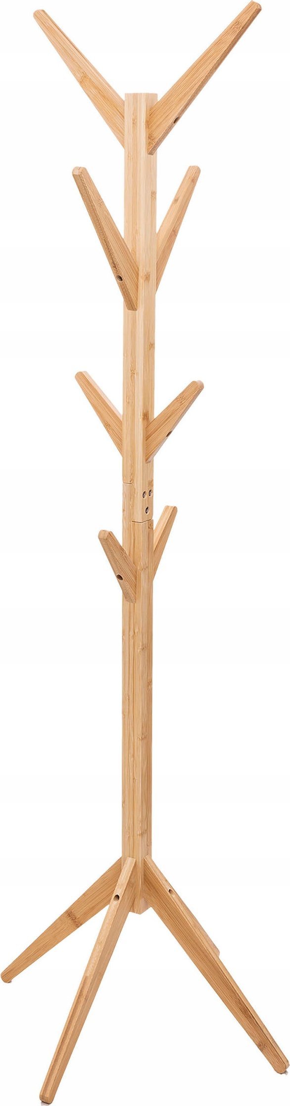 5five Bambusowy stojak do przedpokoju na płaszcze TREE, 8 haczyków, 178 cm