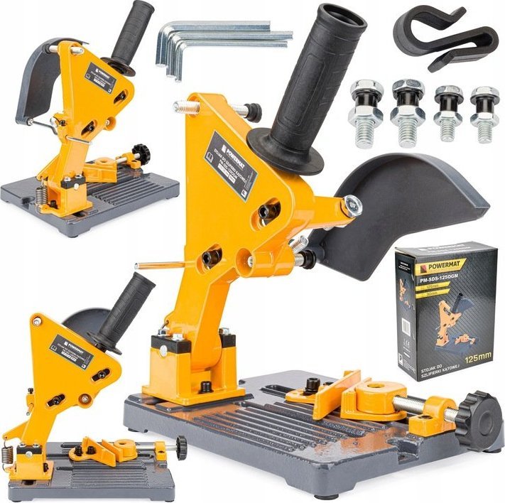 Szlifierka Powermat Stojak SZLIFIERKI Kątowej Statyw Uchwyt 115-125MM Powermat PM-SDS-125OGM