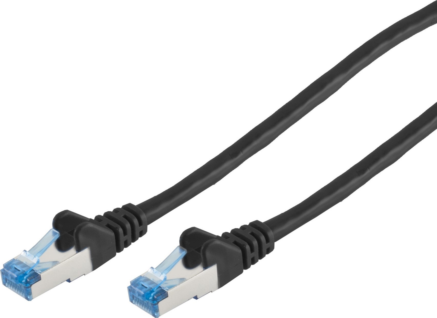 Patchcord Patchkabel CAT6a RJ45 S/FTP 0,25m Black