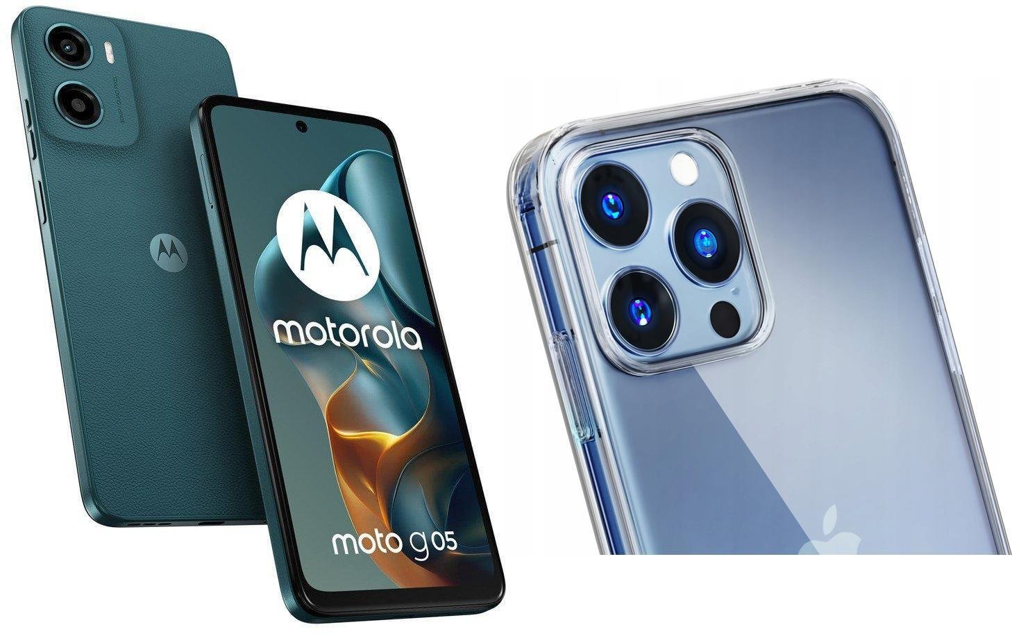 Smartfon Motorola Moto G05 4/128GB Zielony (PB6L0033RO) + Etui Clear Case