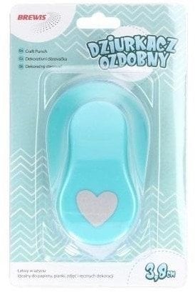 Dziurkacz ozdobny - Serce 3,8cm MIX