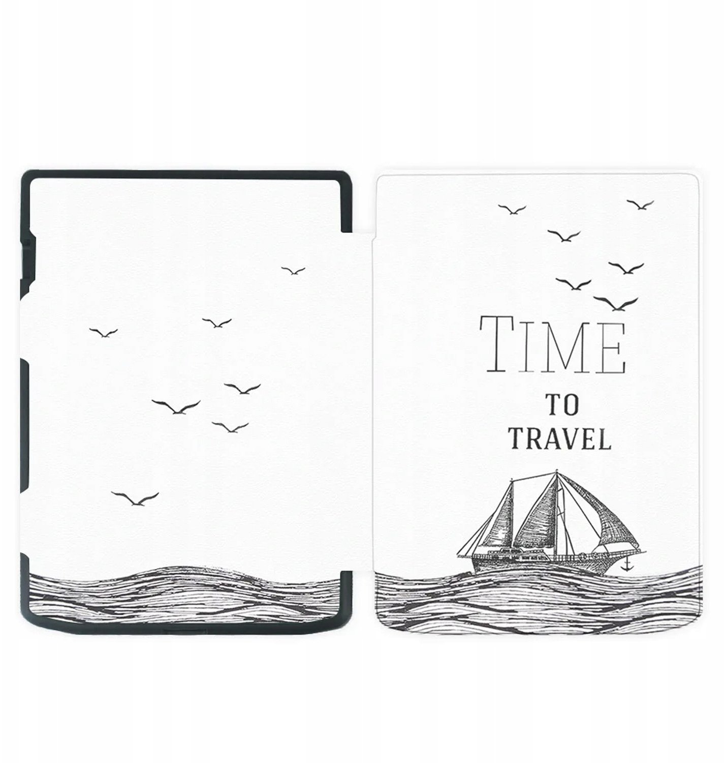 Pokrowiec Strado Etui Smart Graficzny do Pocketbook Inkpad 4 / Color 2 - ochronne z podstawką