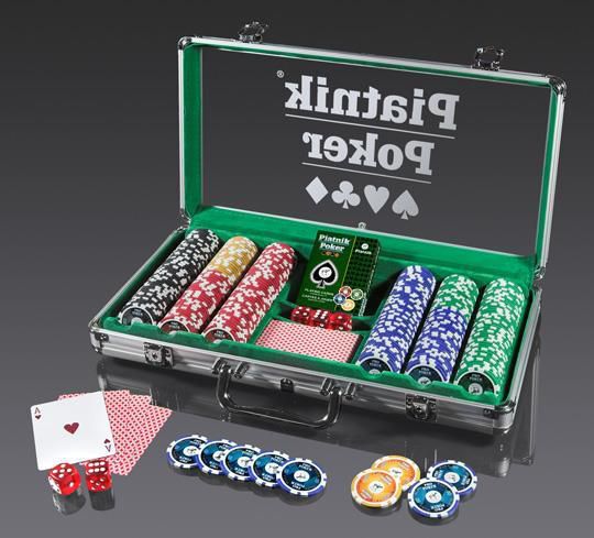 Piatnik Poker Alu-Case - 300 żetonów 14g (77968)