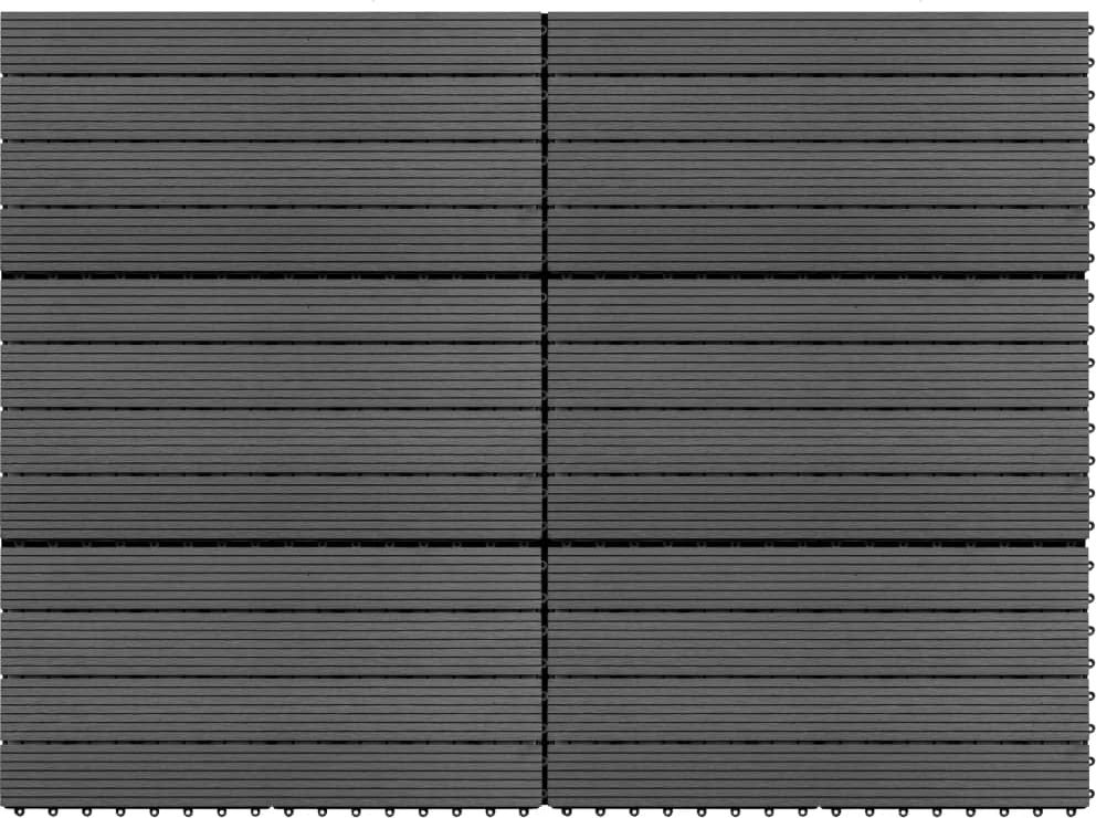 Zdjęcia - Płytka VidaXL  tarasowe z WPC, 60x30 cm, 6 szt., 1 m, szare 