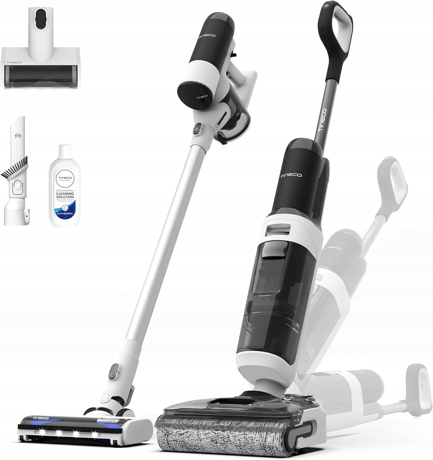 Odkurzacz pionowy Tineco Floor ONESwitch S6 Stretch odkurzacz na sucho/mokro 40min pracy 220W