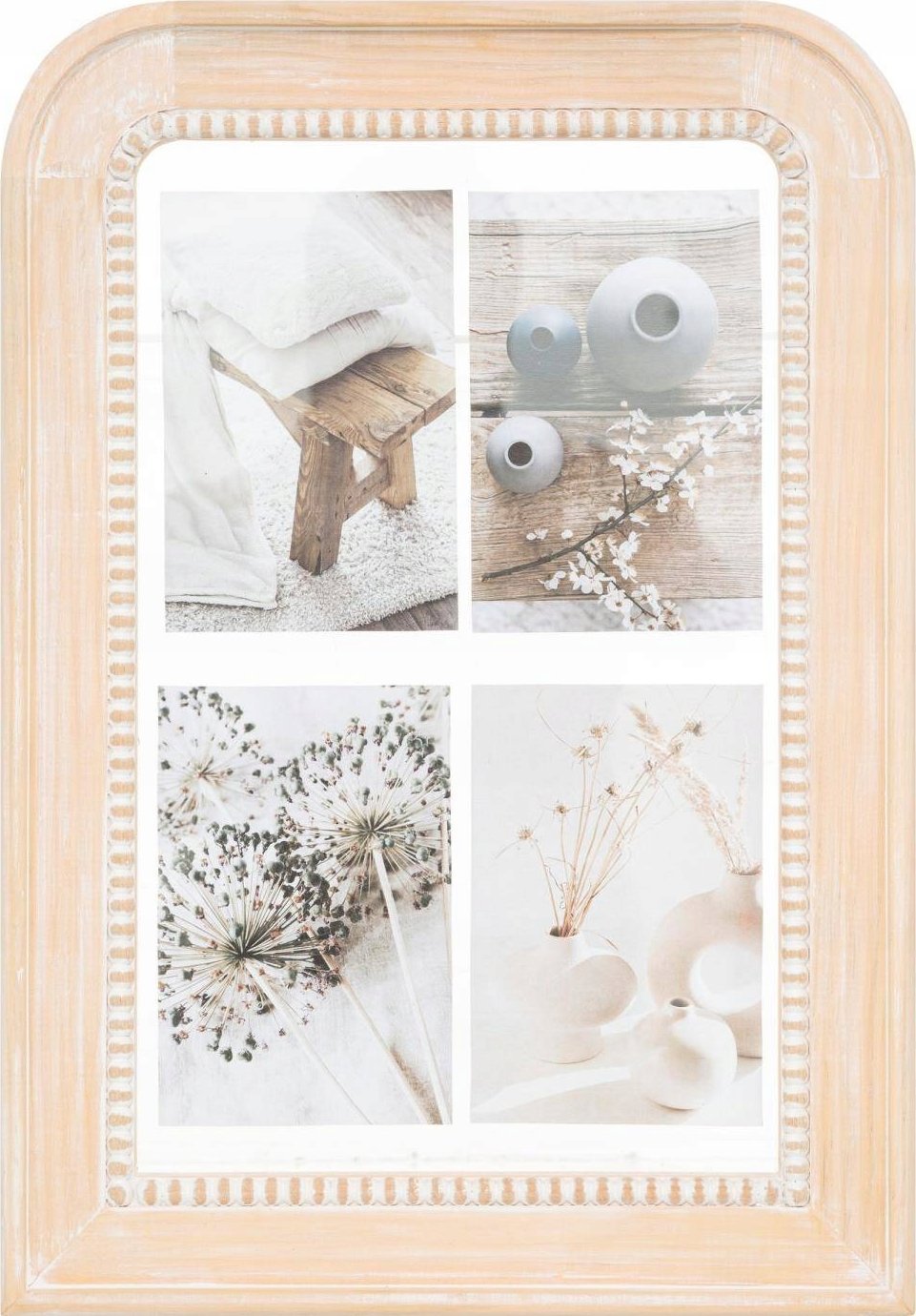 Ramka Atmosphera Multirama Elena, sosnowa ramka na 4 zdjęcia, 31 x 44 cm
