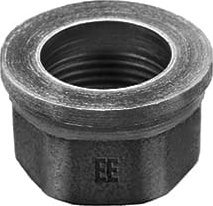 ZAWIERCIE Dwuzłączka (końcówka) 1 1/4" czarna