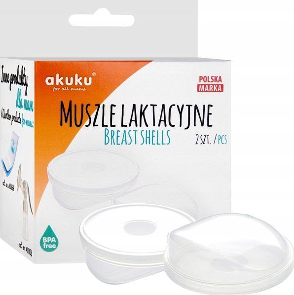 Akuku AKUKU Osłonki/Muszle Laktacyjne 2 szt
