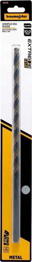 Wiertła do metalu HSS długie Fi 13x375mm Baumajster B2791