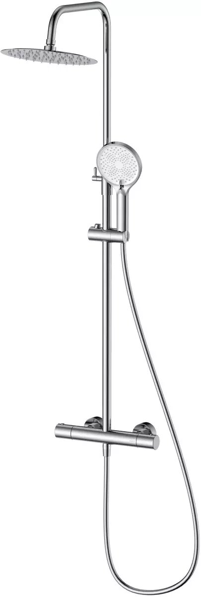 AVAPAX ADTH6211T1 THERMO Deszczownica z baterią prysznicową termostatyczną dwufunkcyjną, chrom