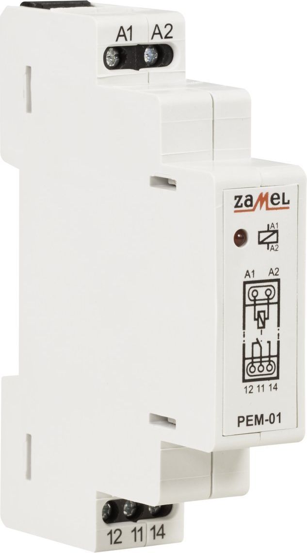 Zamel Przekaźnik elektromagnetyczny 24V AC/DC 16A PEM-01/024 (EXT10000091)