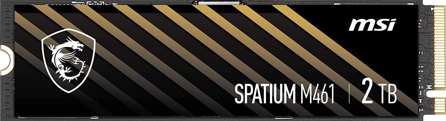 Dysk SSD MSI Spatium M461 2TB M.2 2280 PCI-E x4 Gen4 NVMe (S78-440Q550-P83)