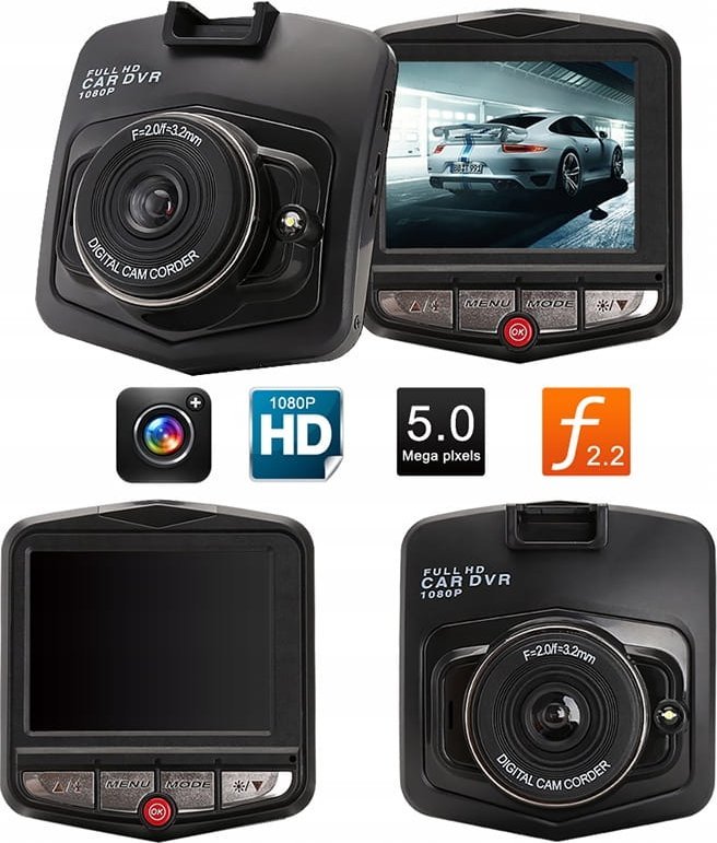 MARK1 Wideorejestrator kamera REJESTRATOR JAZDY FULL HD do auta W03 0,15kg