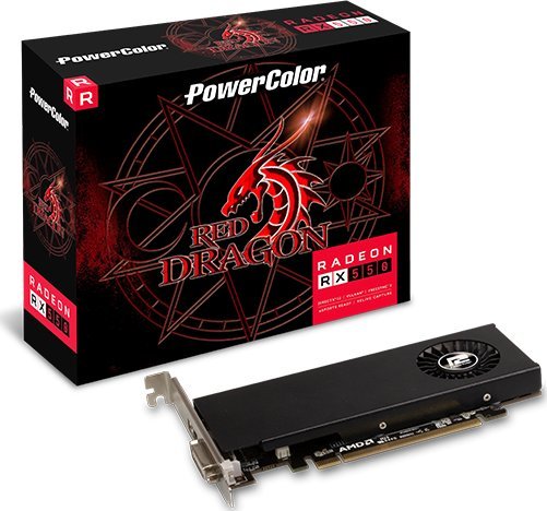 Karta graficzna Power Color Red Dragon Radeon RX 550 LP 4GB GDDR5 (AXRX 550 4GBD5-HLE)