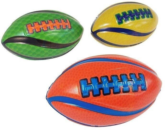 Adar Piłka rugby z twardej piank MIX