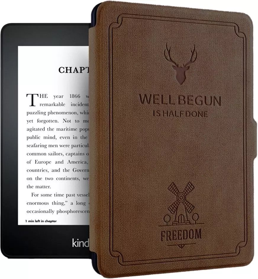 Pokrowiec Tech-Protect Etui Motto do Kindle Paperwhite 6/ Colorsoft/ Signature Edition 2024 7", brąz...