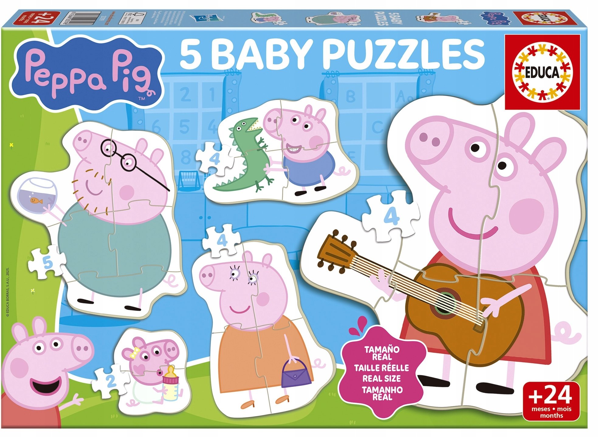 Educa Puzzle 2-5 Świnka Peppa