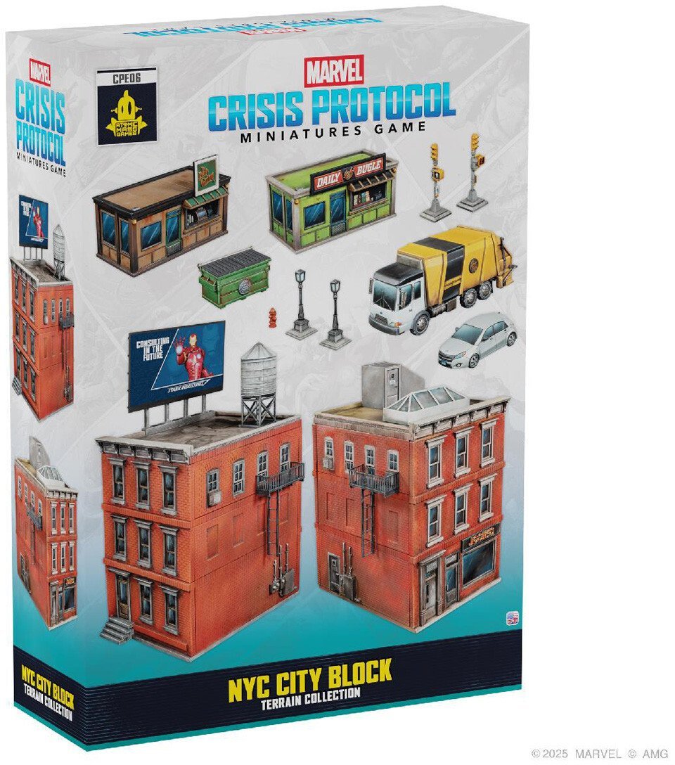 Atomic Mass Games Marvel: Crisis Protocol - NYC City Block - Terrain Collection