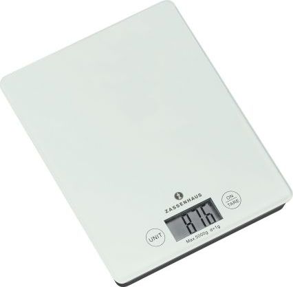 Waga kuchenna Zassenhaus elektroniczna 16,5x21,5 cm biała