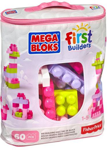 Mega Bloks First Builders - Torba Różowa (DCH54)