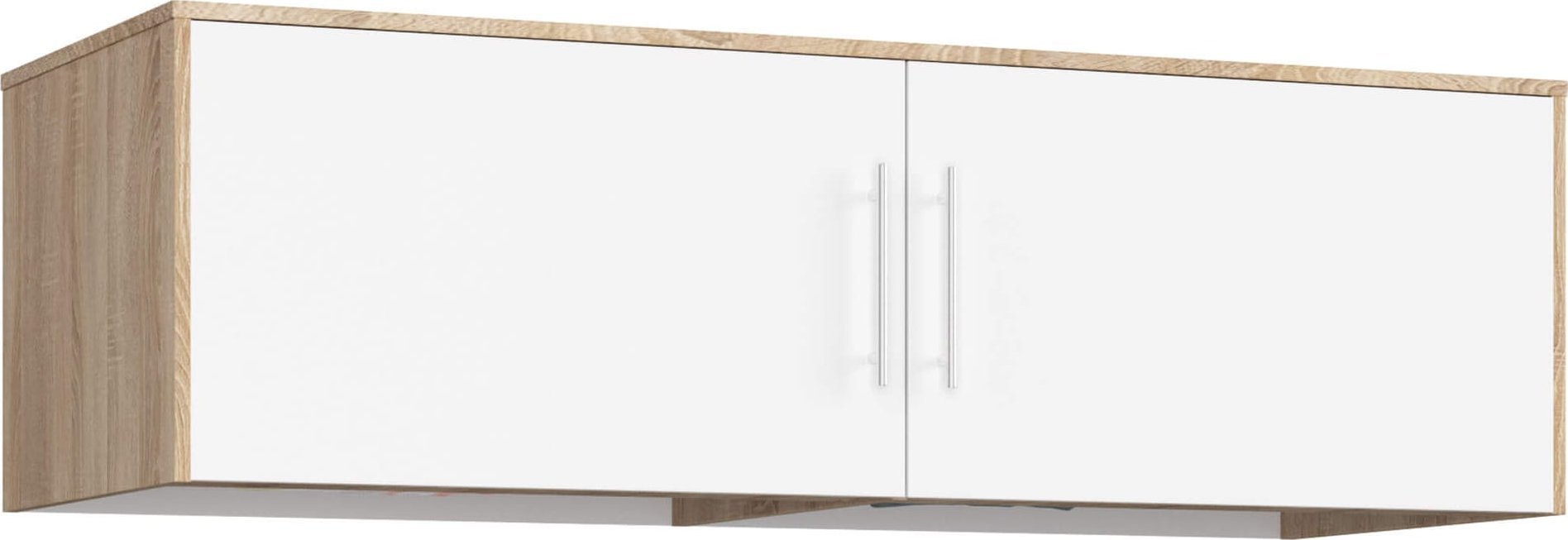 Fabryka Mebli Akord NADSTAWKA DO SZAFY S150 DĄB SONOMA / BIAŁA