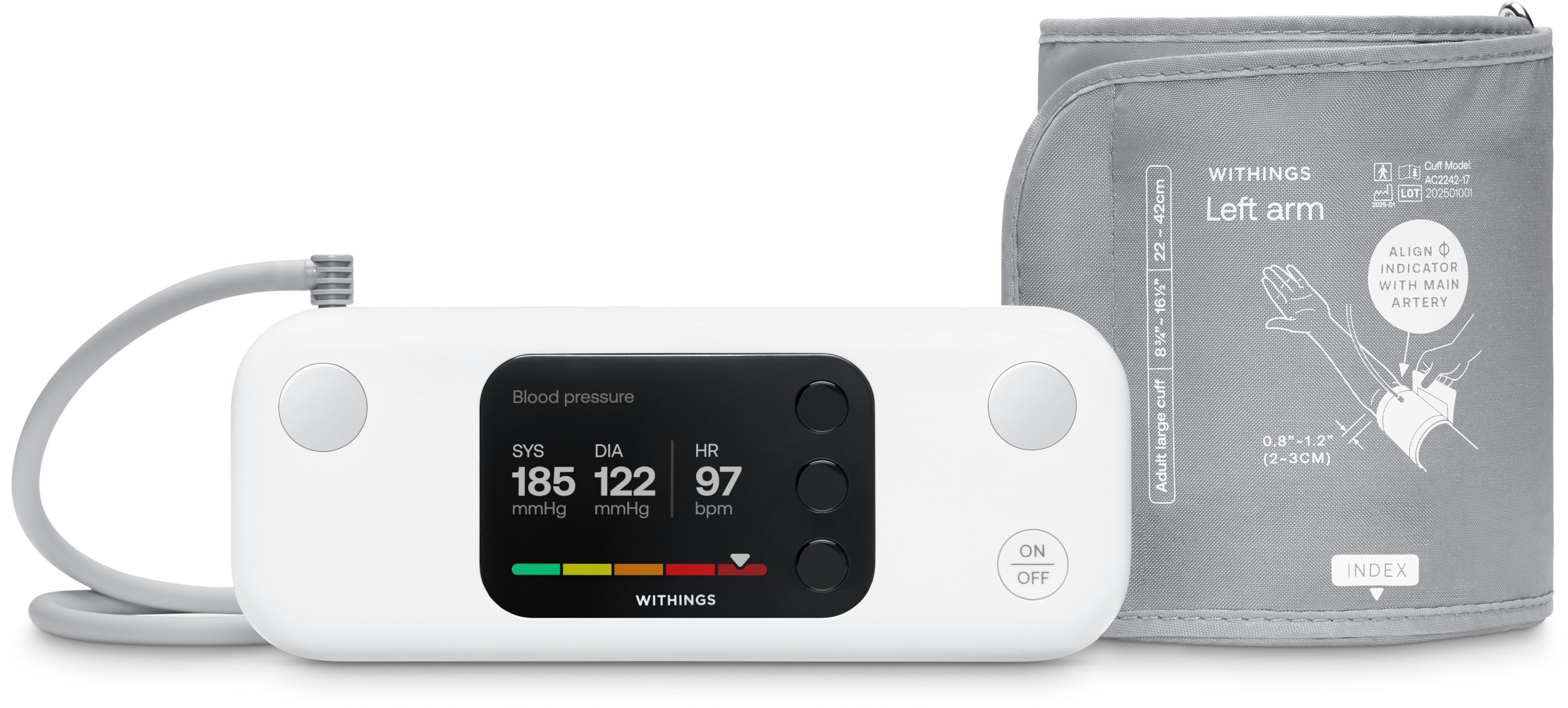 Ciśnieniomierz Withings BPM Vision - bezprzewodowy ciśnieniomierz z wyświetlaczem LCD 2,8"