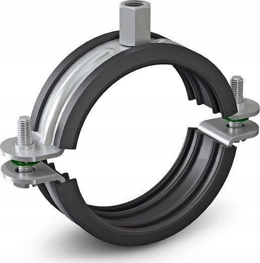 Niczuk Obejma pojedyncza DUO UPGD z okładziną 160 (151-160) BK M8/M10