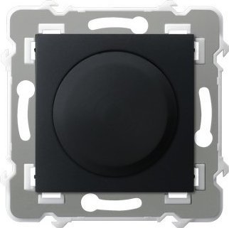 Ospel Ściemniacz uniwersalny Ospel Szafir ŁP-8ZL2/m/33 do obciążenia żarowego, halogenowego oraz LED czarny metalik