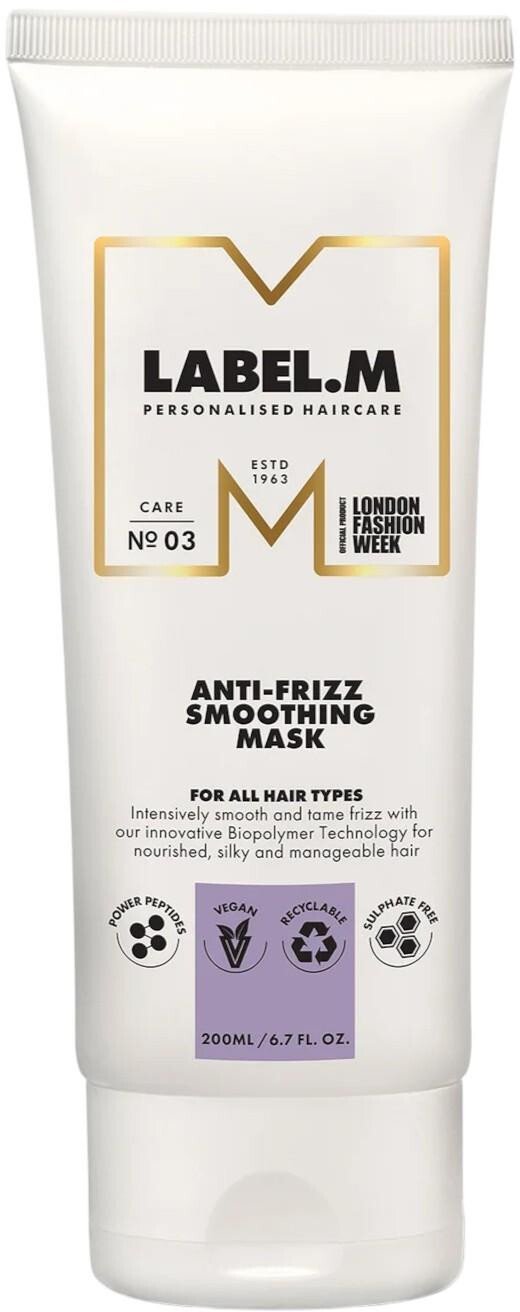 Label m Label.M, Anti-Frizz, Hair Treatment Cream Mask, Smoothing, 200 ml For Women