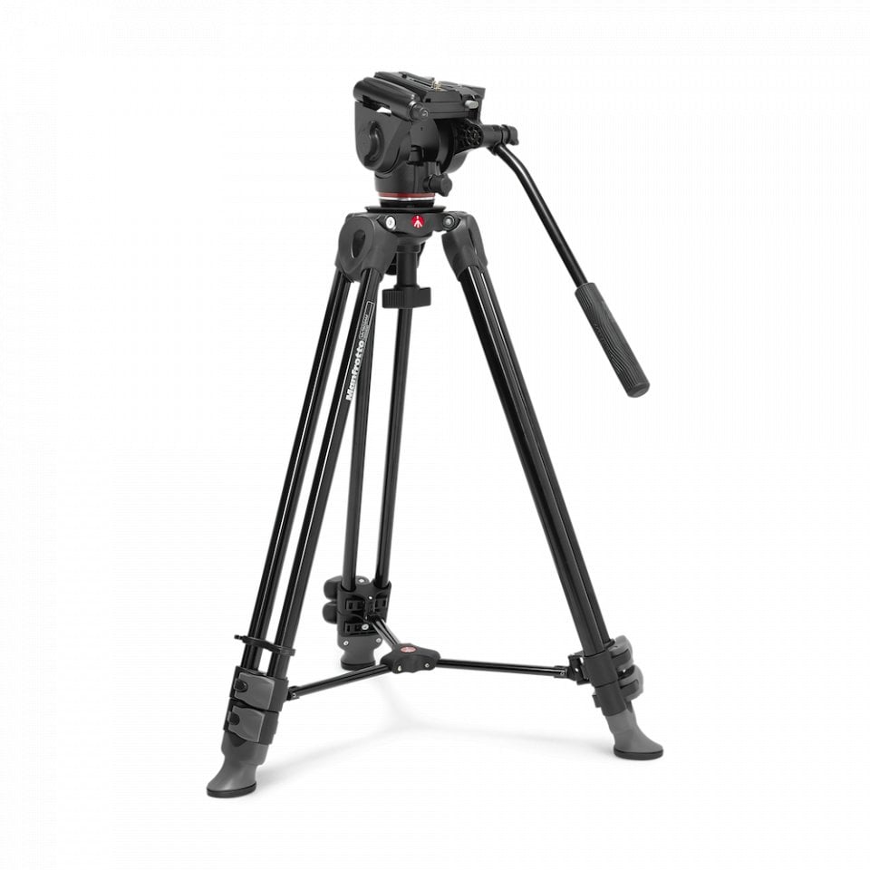 Statyw Manfrotto tripod set MVK500XAM 500X & Twin Leg Video Alu Kit
