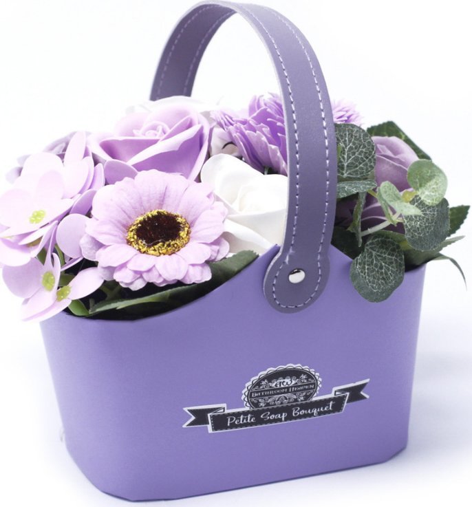 Bispol Lawendowy Bukiet Mydlany w Ozdobnym Koszyku