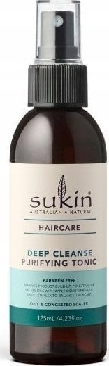 Sukin SUKIN, DEEP CLEANSE Tonik oczyszczający skórę głowy w spray'u, 125 ml