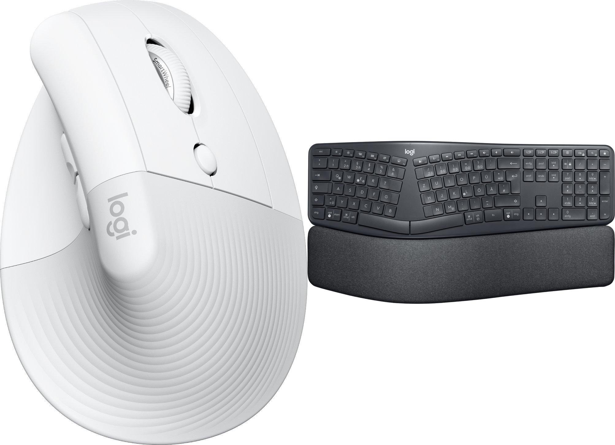 Mysz Logitech Lift for Mac (910-006477) + Ergo K860 (920-010108)