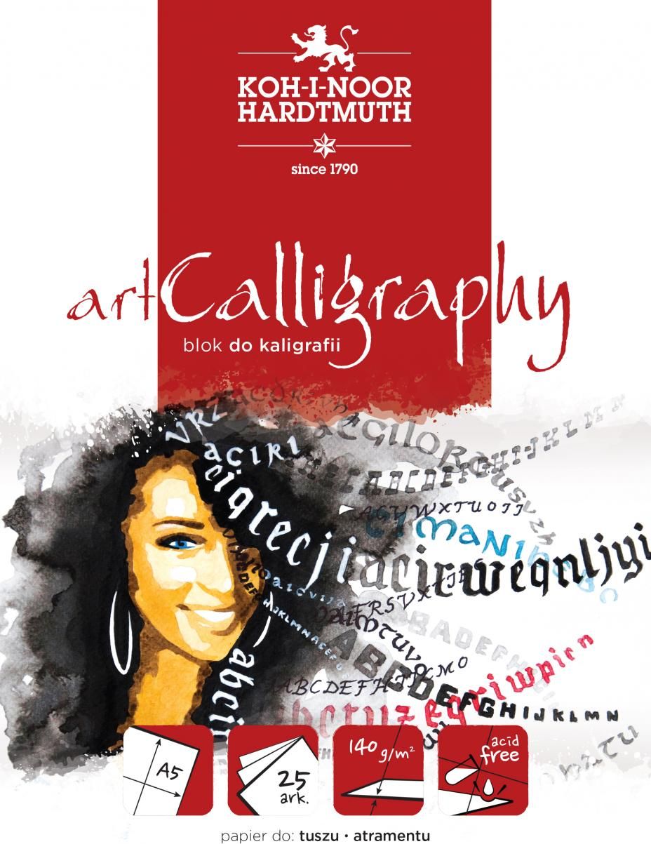 Koh I Noor Blok do kaligrafii A5 25k biały