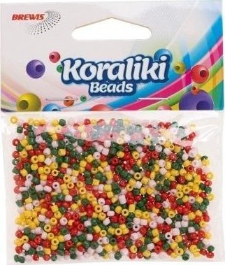 BREWIS Koraliki akrylowe do nawlekania 35mm 30g
