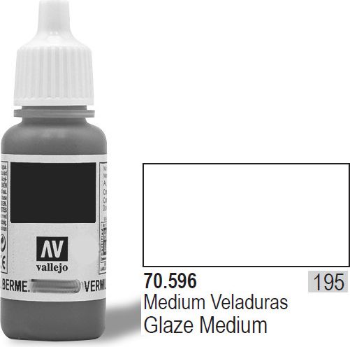 Vallejo VALLEJO Lakier Nr195 Glaze Medium 17ml - 70596