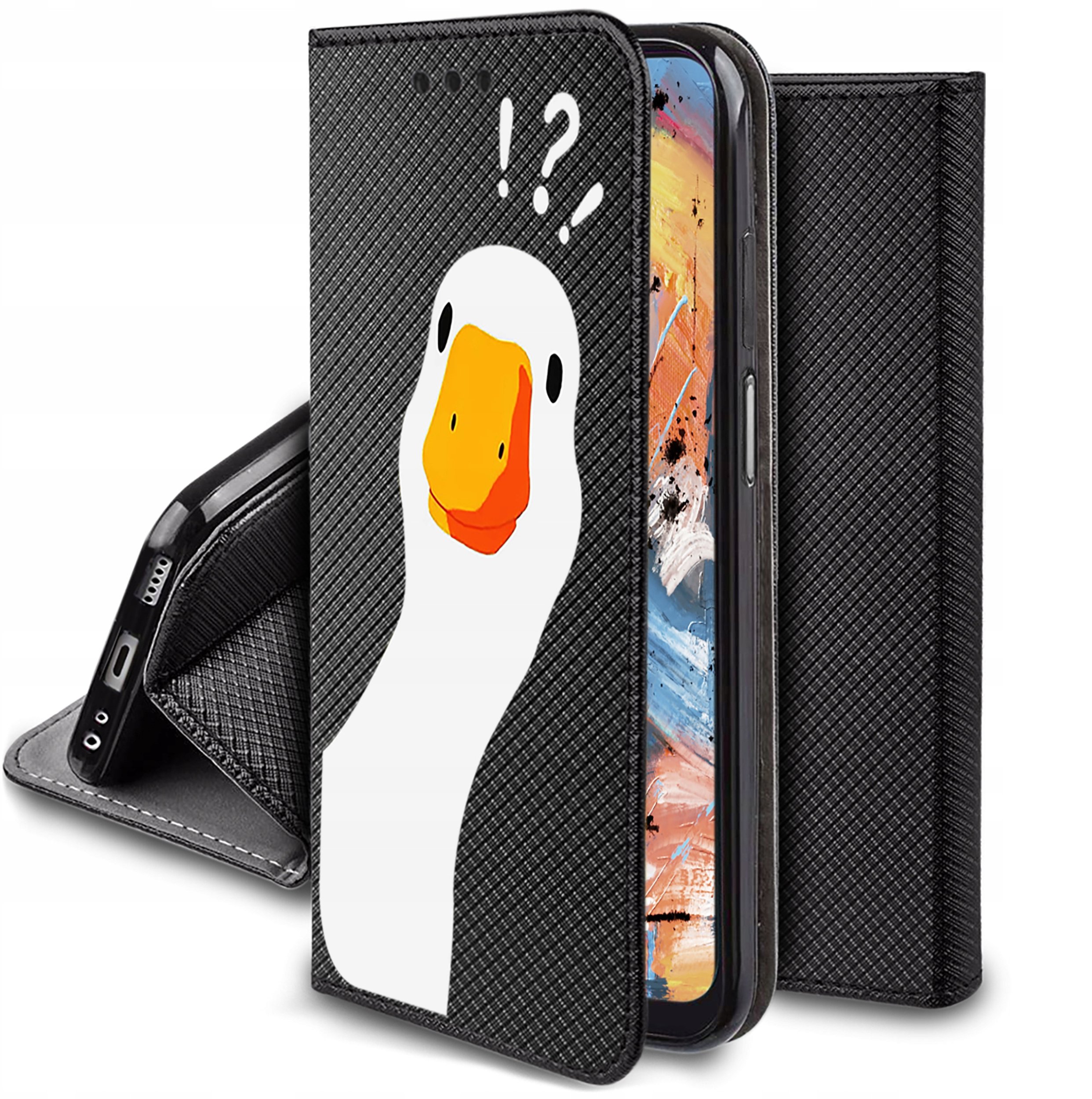 Etui do Honor X7A MAGNET WZORY CASE PORTFEL + SZKŁO OCHRONNE 9H