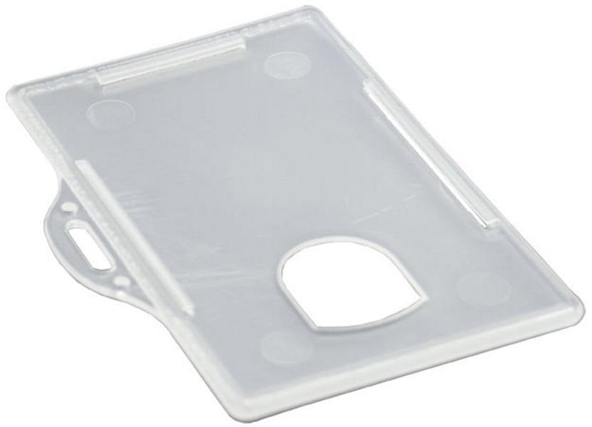 Stickn ID-kort-holder poziomy plast transp (10 stk.)