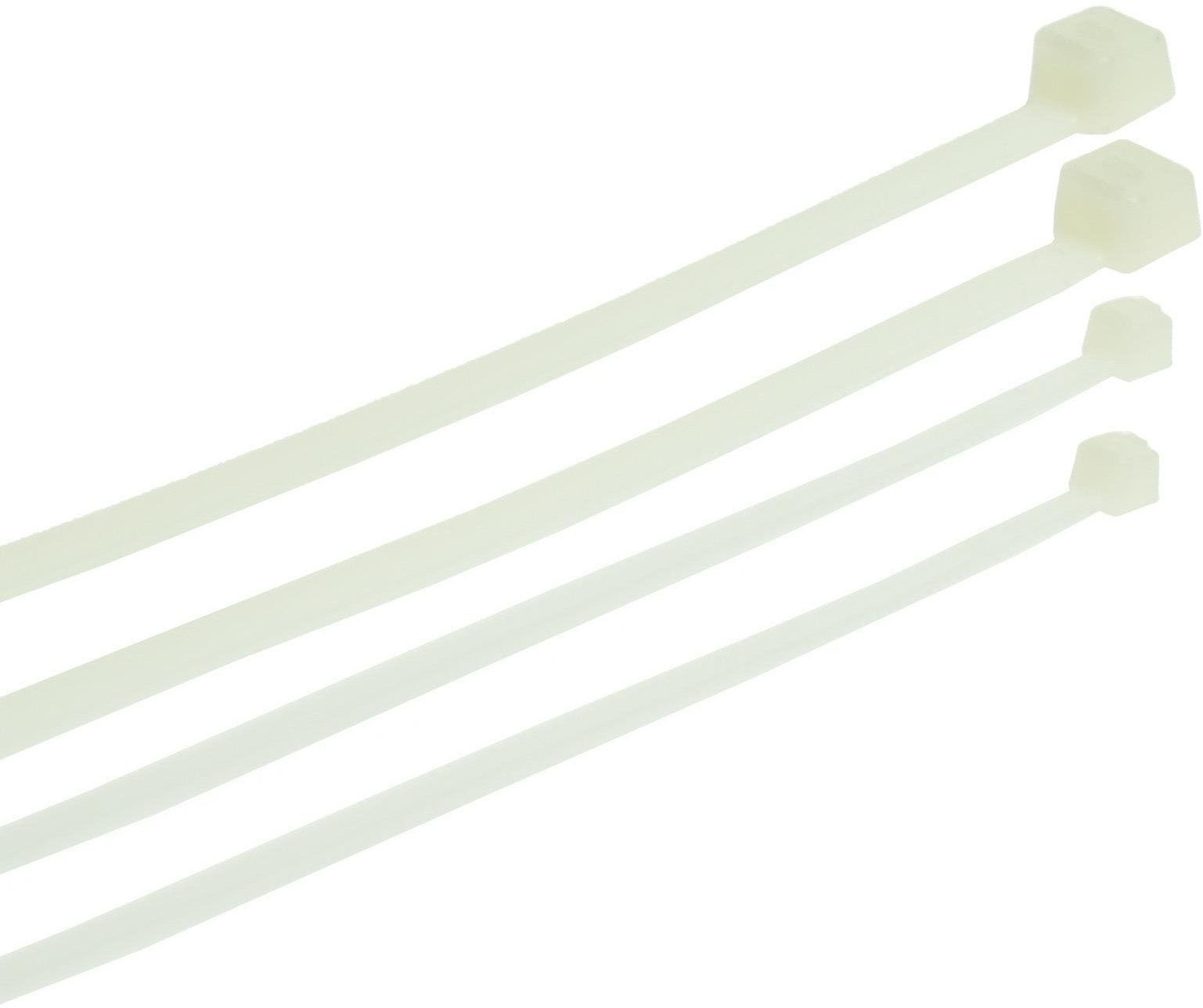 PLASTROL OPASKA PLASTIKOWA BIAŁA 4,8 x 500mm 50szt.