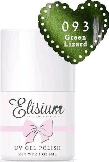 Elisium ELISIUM_UV Gel Polish lakier hybrydowy do paznokci 093 Green Lizard 8ml