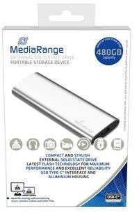 Dysk zewnętrzny SSD MediaRange Zewnętrzny dysk twardy SSD||Prędkość odczytu 450 MB/s|Prędkość zapisu...