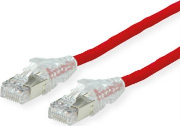 DTWYLER Kabel krosowy Kat.6A (klasa EA) S/FTP, CU 7702 flex LSOH, AMP v2, rot, 7,5 m