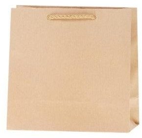 Torebka kraft 90g 16x16x8cm kwadrat ROZETTE