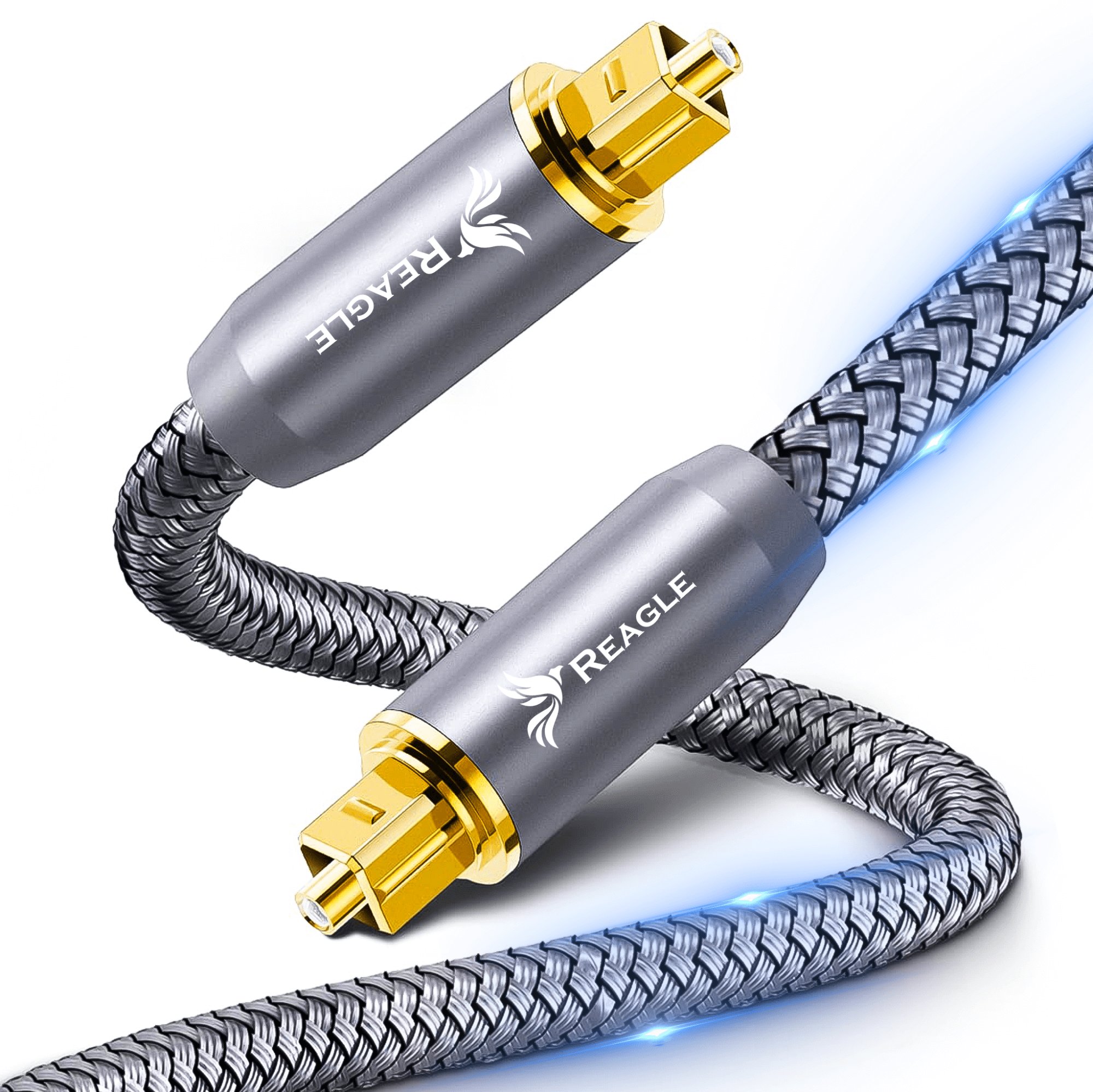 Kabel Reagle Toslink - Toslink 5m szary