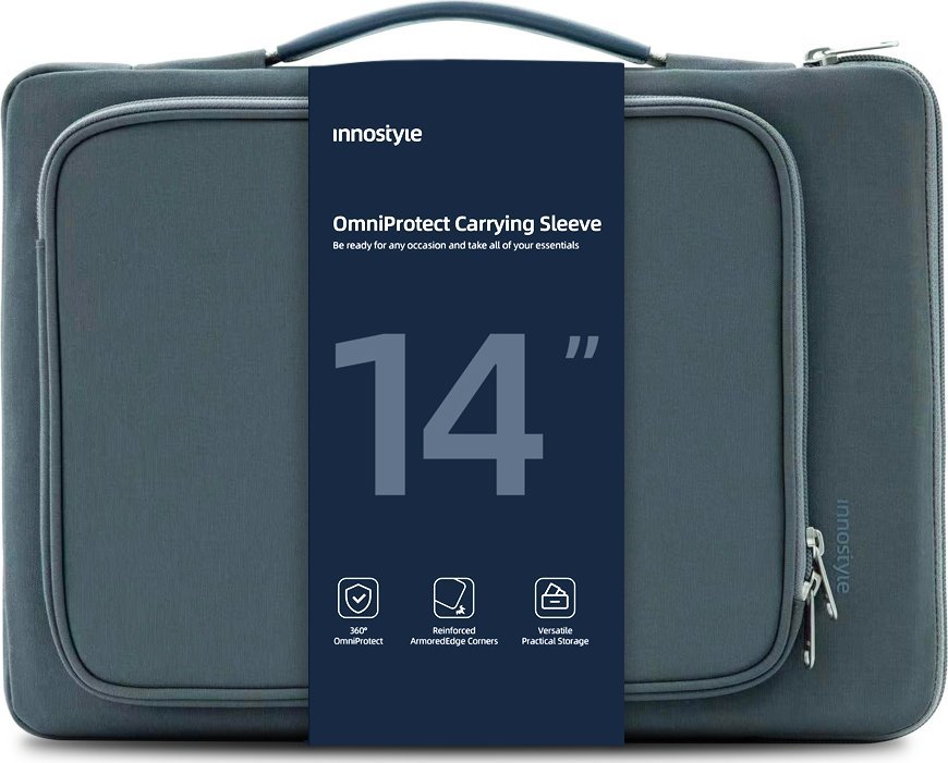 Torba Innostyle TORBA NA LAPTOPA 14 WODOODPORNA ETUI CASE OMNIPROTECT SZARA