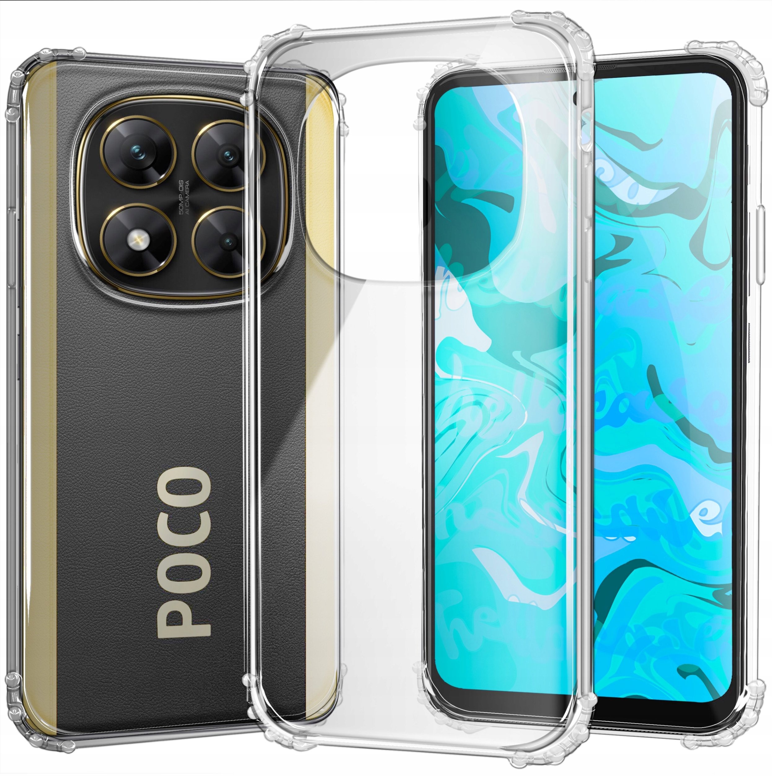 Hello Case ETUI PANCERNE DO XIAOMI POCO X7 5G | CASE SILIKON GUMOWE SLIM ANTI SHOCK