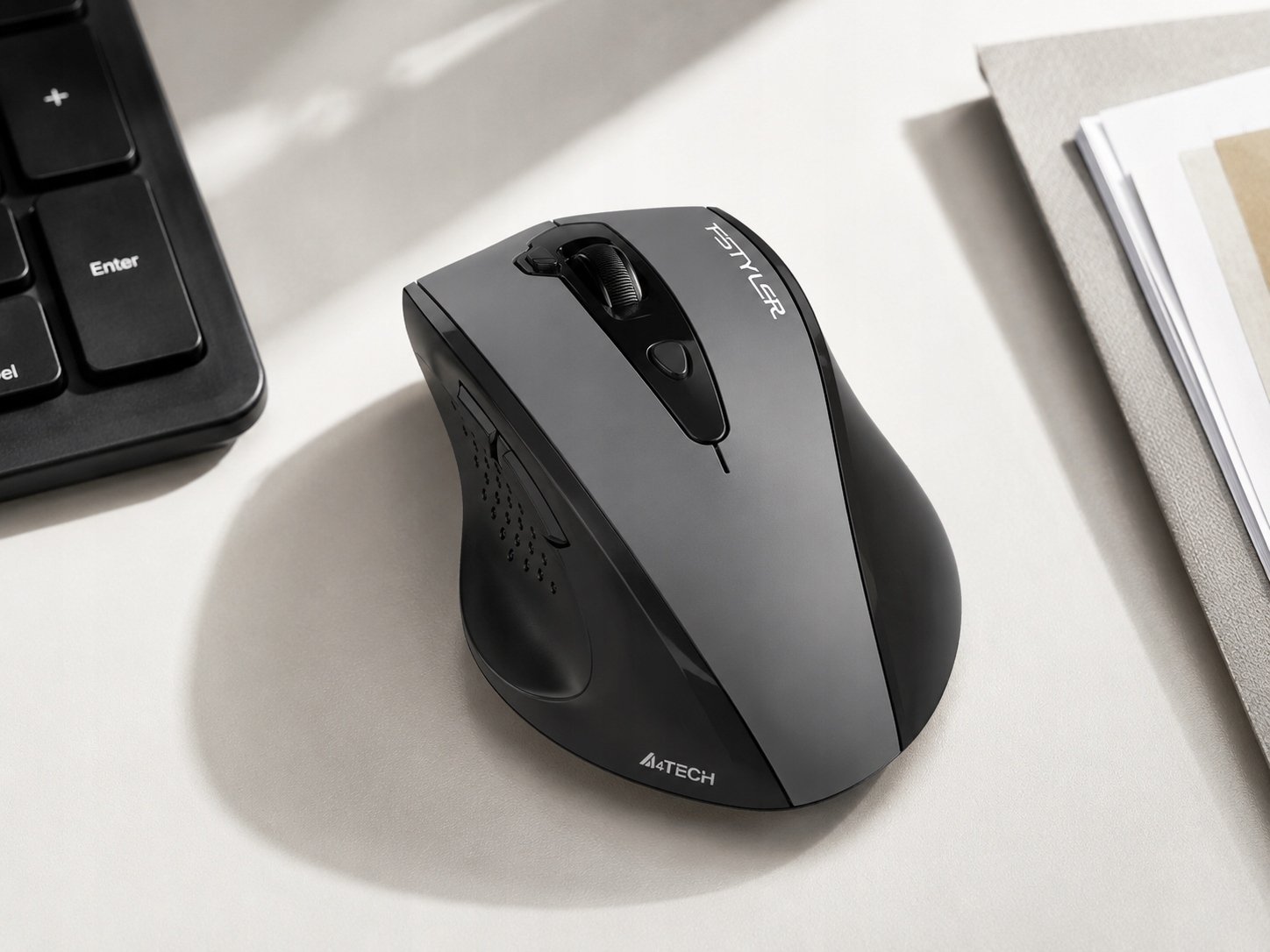 Mysz A4Tech FSTYLER FG55 Plus RF Grey (A4TMYS47928)