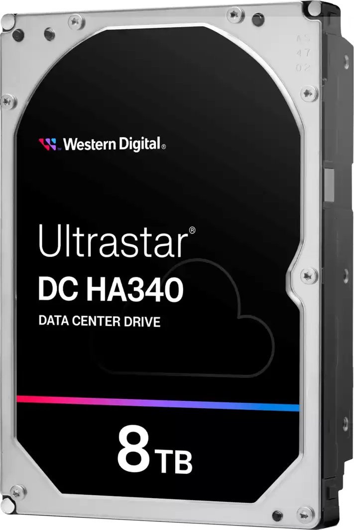 Dysk serwerowy WD Ultrastar HA340 8TB 3.5'' SATA III (6 Gb/s) (0B47078)